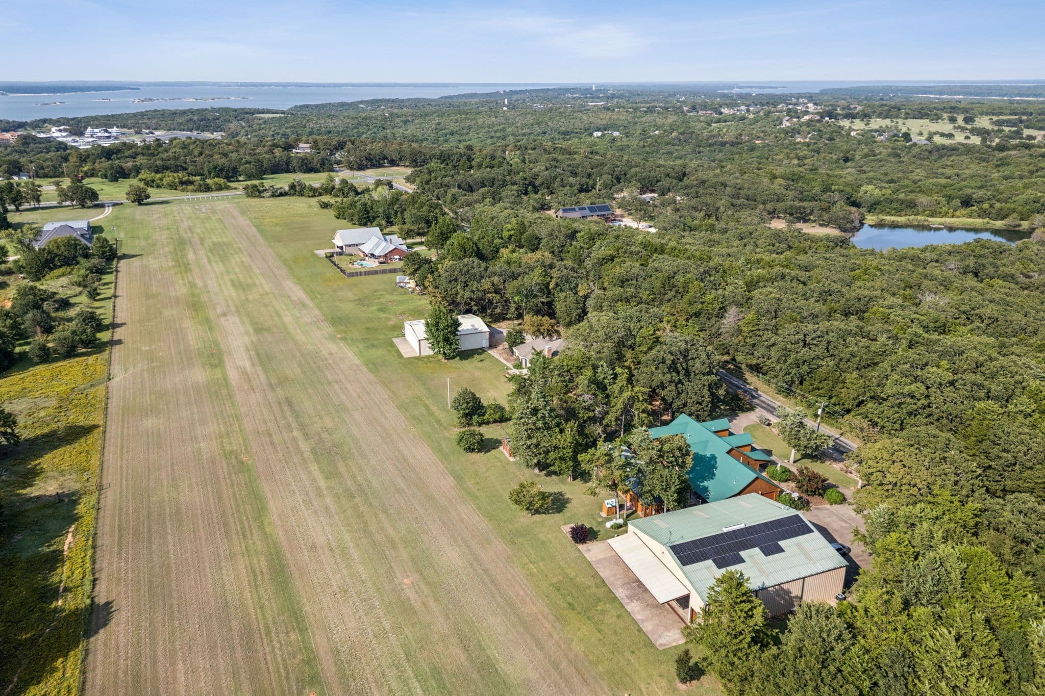 Custom Log Home and Full Hanger Estate  3