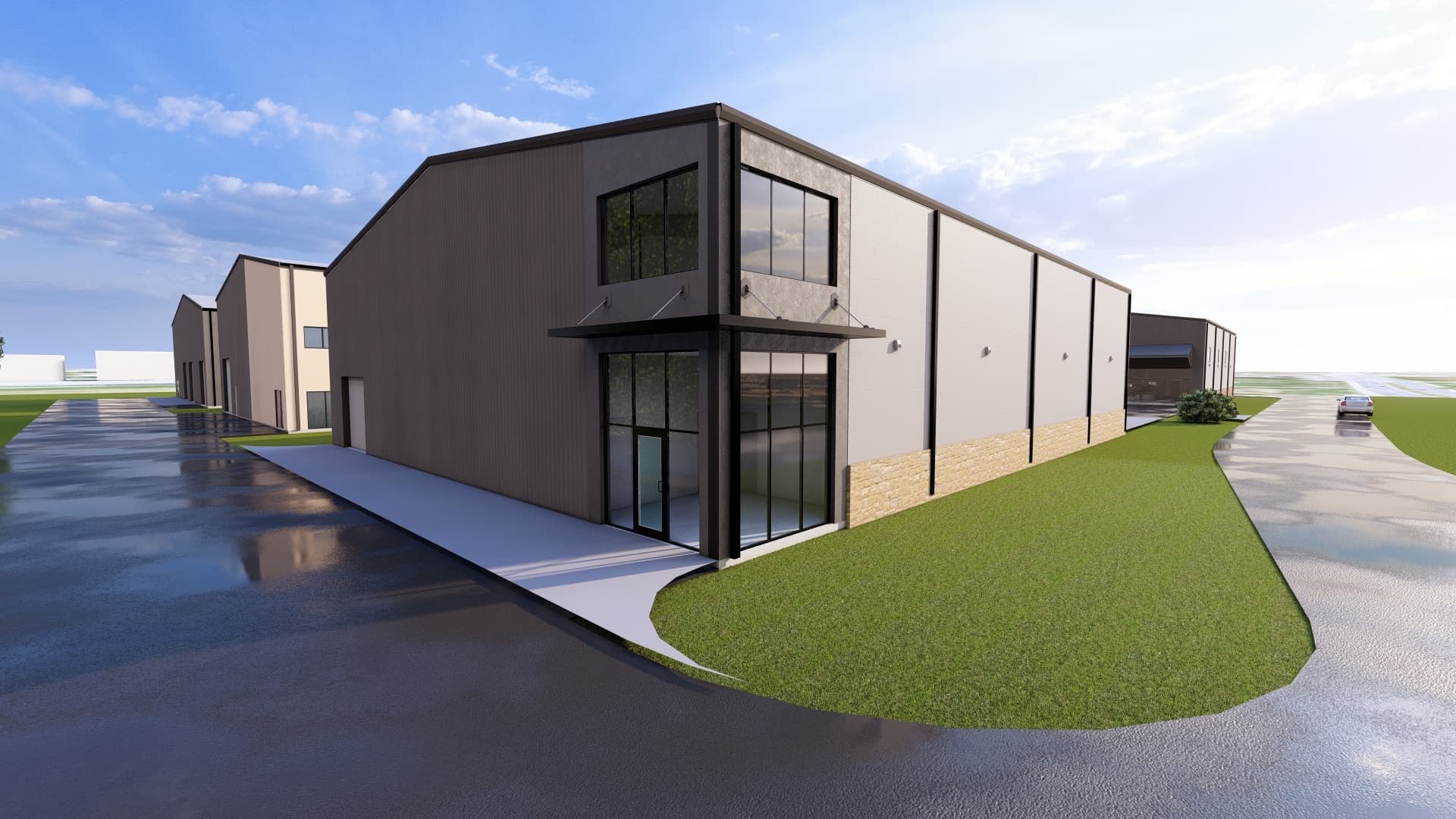 New construction - 80x104 full service community hangar 2