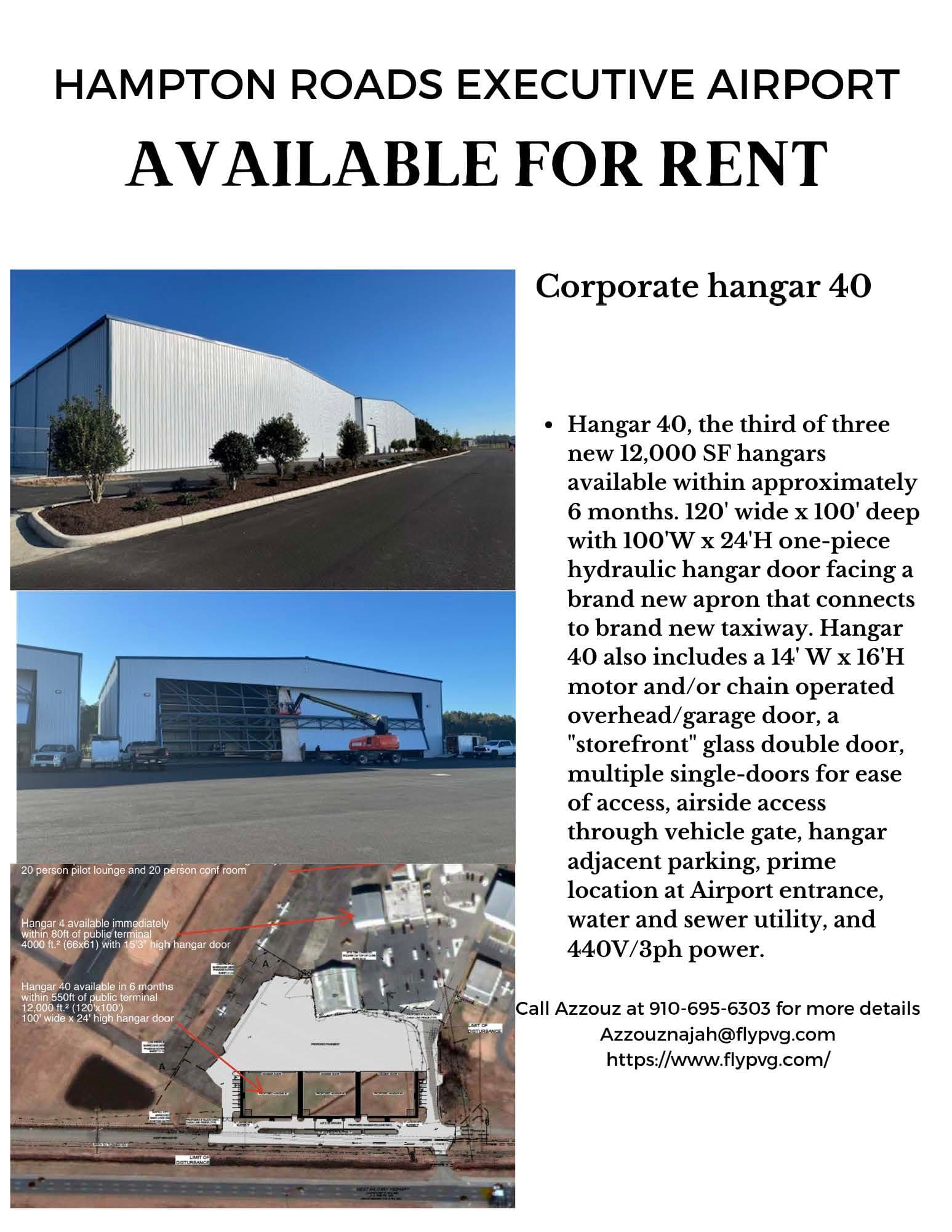 New Hangar Building 40 - 12000sf 1