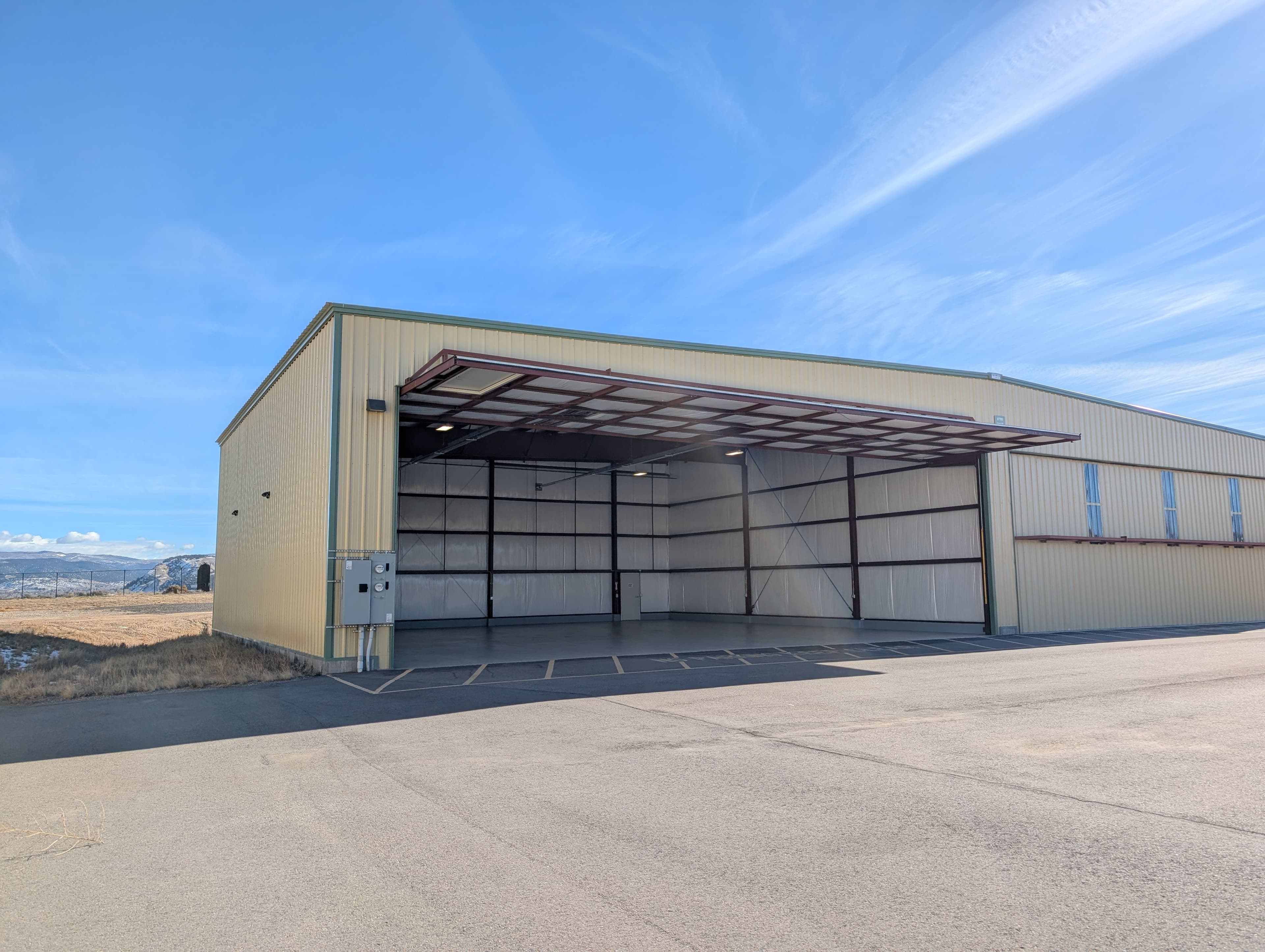 Large Private Modern Hangar at Eagle Airport 2
