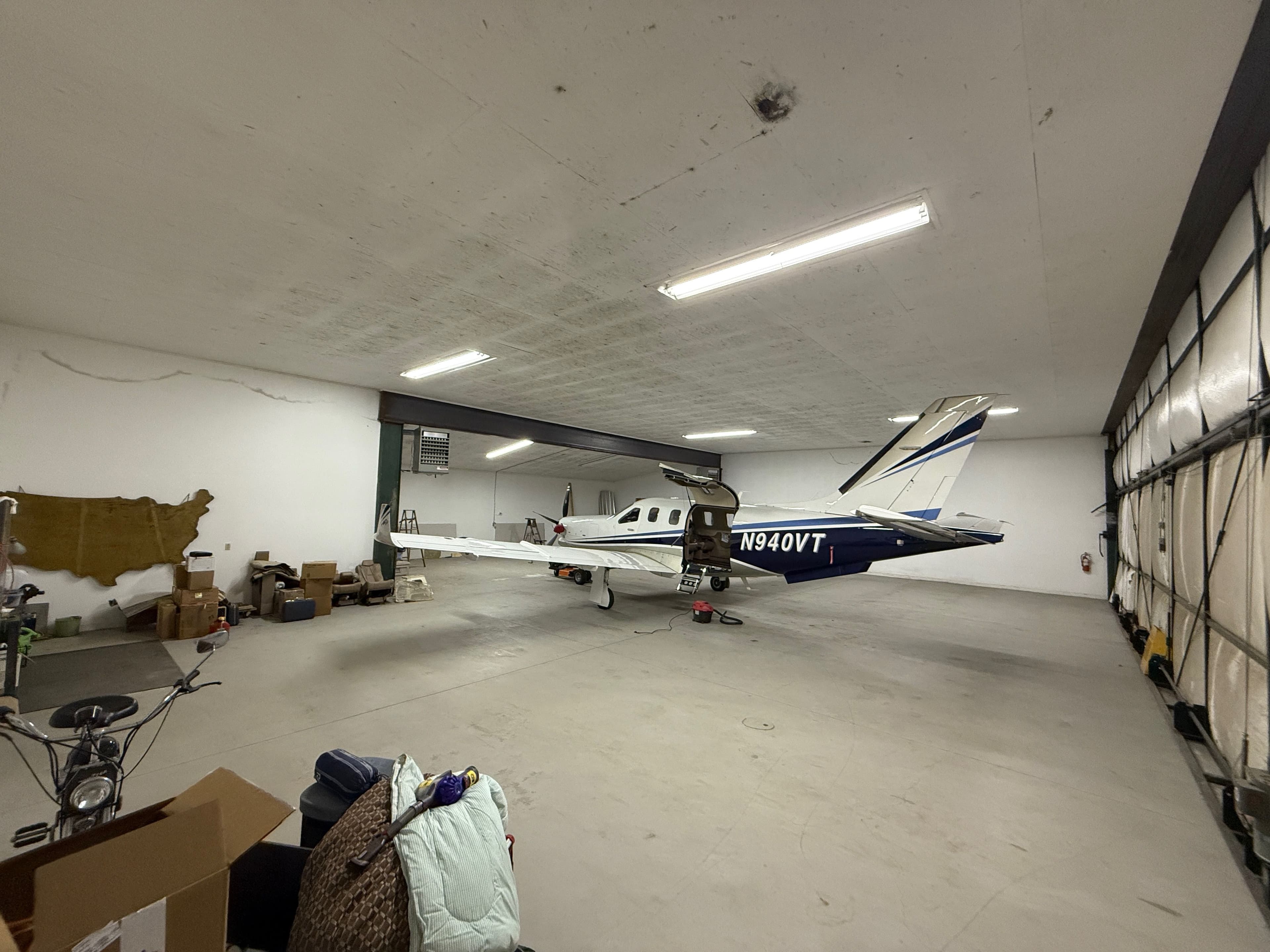 Heated Hangar near Stowe Vermont 1